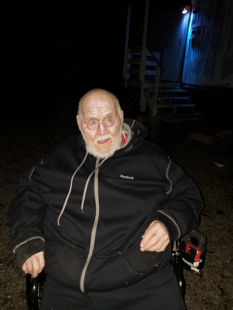 80-year-old fulfills dream of being haunted house actor