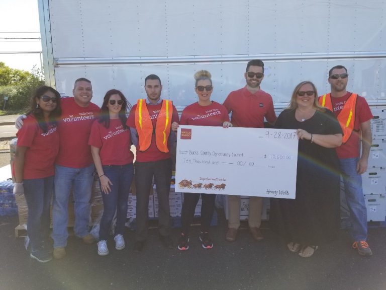Wells Fargo donates to help the homeless