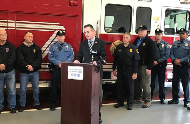 Fitzpatrick talks legislation at local fire house