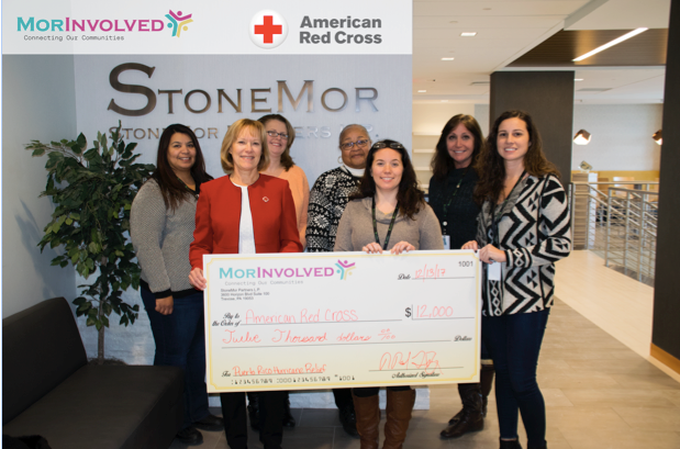 MorInvolved donates to American Red Cross Hurricane Relief