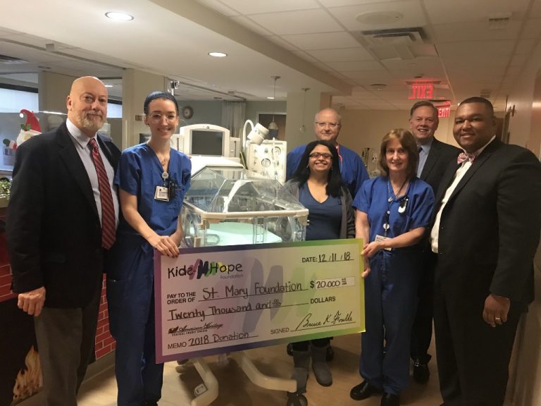 American Heritage Credit Union donates $20,000 to St. Mary Medical Center Foundation