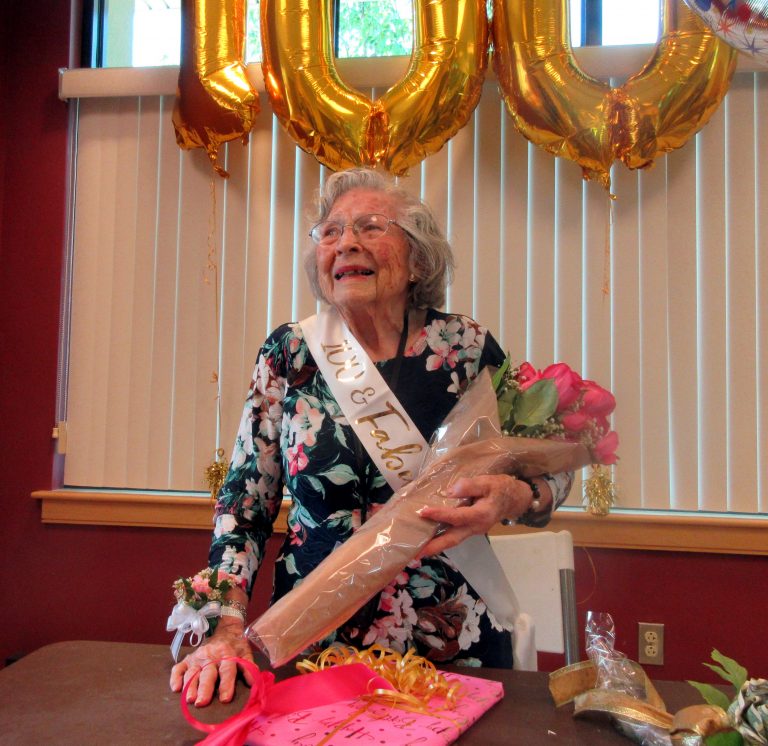 Eleanor Satterfield is 100