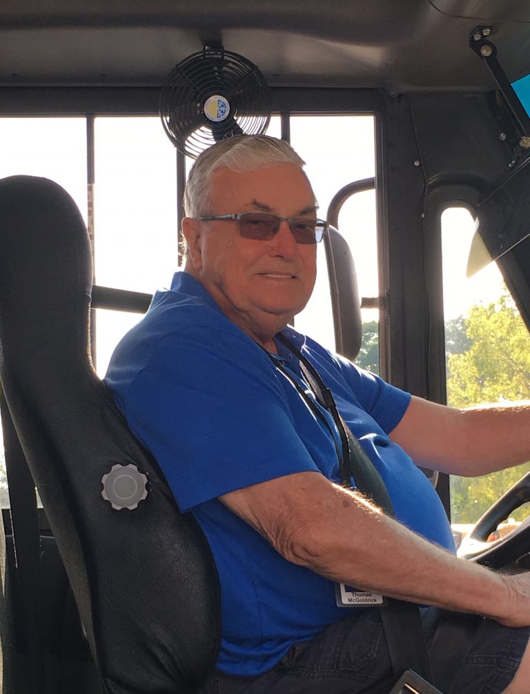 Thomas McGoldrick named Bus Driver of the Year