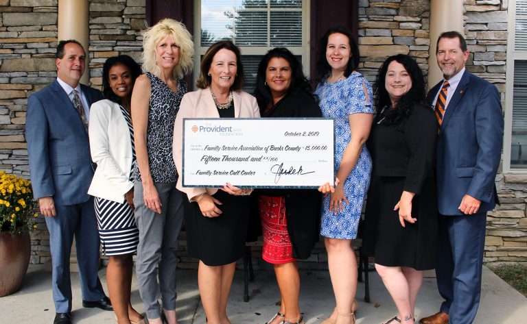Family Service awarded $15,000 major grant from The Provident Bank Foundation