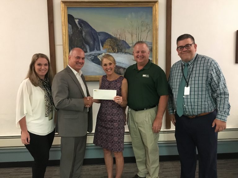 Waste Management presents $15,000 donation to the Pennsbury Education Foundation