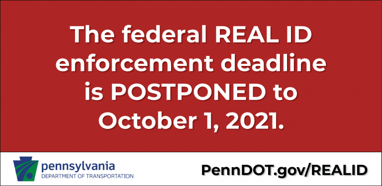 Federal REAL ID enforcement deadline postponed to October 2021