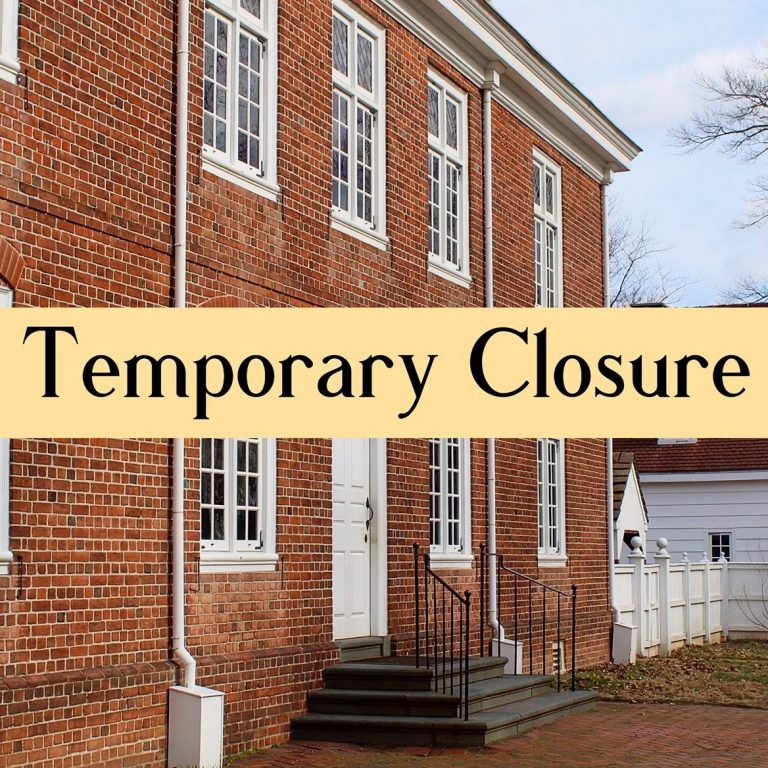 PHMC’s historic sites and museums to remain closed through April 30 as part of COVID-19 mitigation