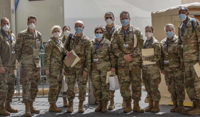 U.S. Army medical task force joins battle against COVID-19 in PA