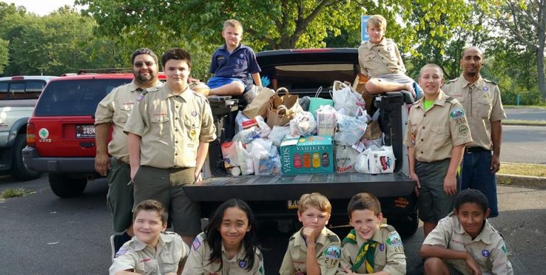 Grundy Library, Boy Scouts teamed up to restock local pantry