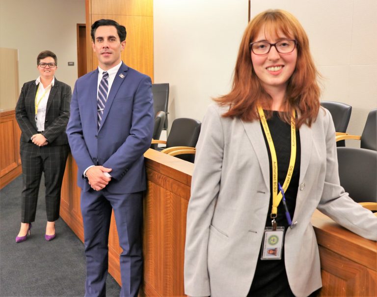 Three assistant district attorneys who started working at the Bucks District Attorney’s office earlier this year sworn into office