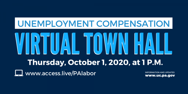 Unemployment town hall set for 1 p.m.