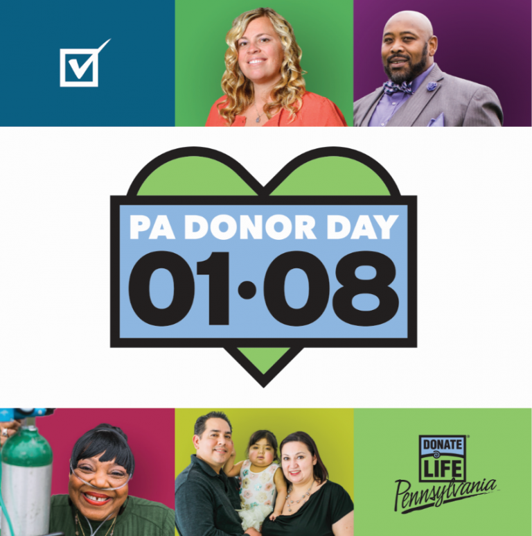 Ahead of PA Donor Day, Pennsylvanians urged to register online as organ and tissue donors