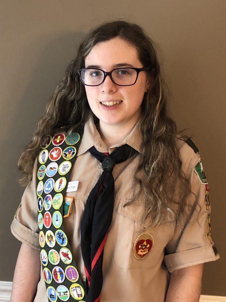 Local freshman joins inaugural class of female Eagle Scouts