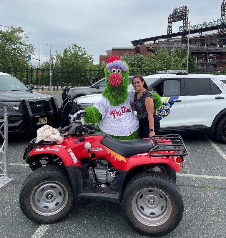 TMA Bucks Community Traffic Safety Program represents county at ‘Click It or Ticket’ event with Phanatic