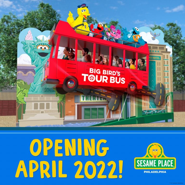 Big Bird’s Tour Bus coming to Sesame Place in April 2022