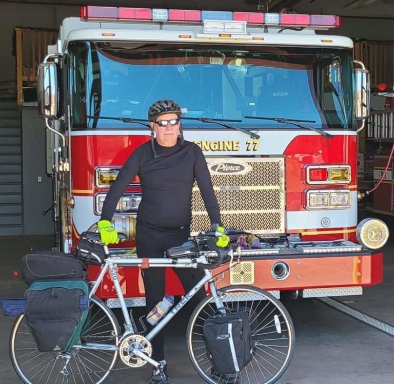 William Penn firefighter completes cross-country bike ride