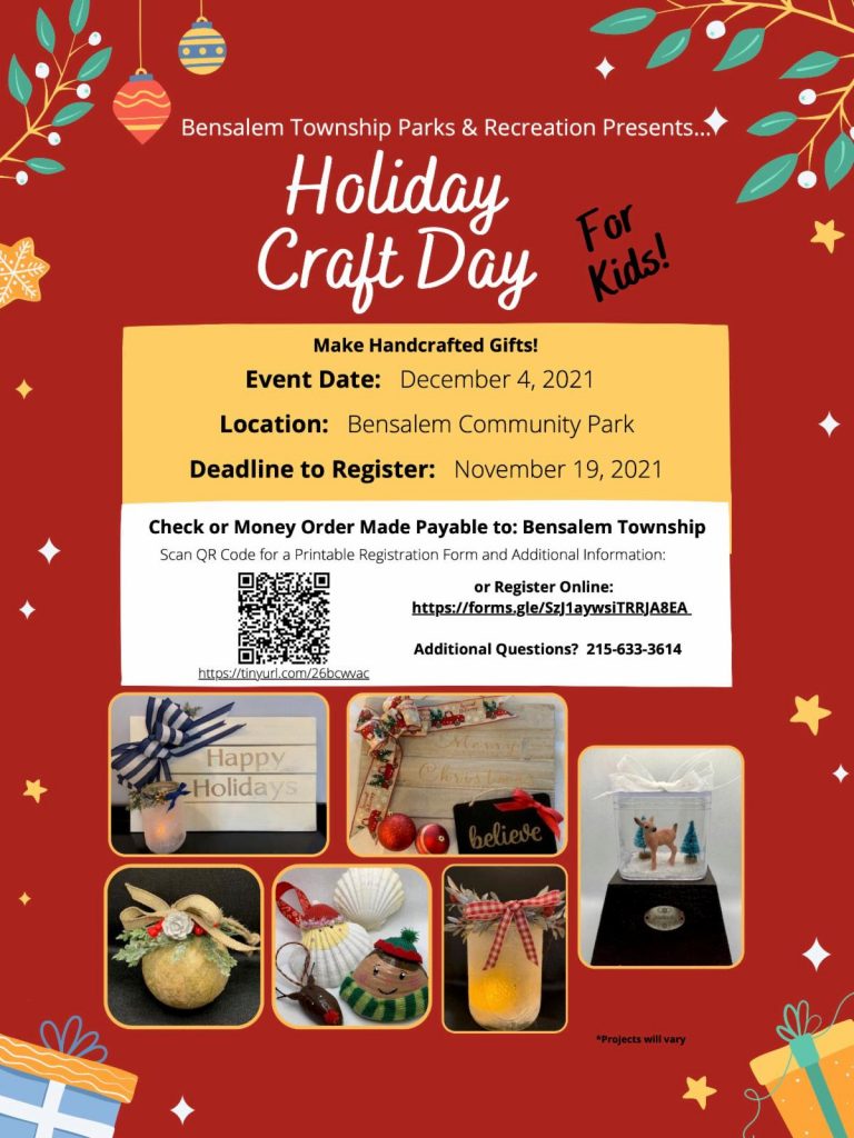 Holiday Craft Day for Kids in Bensalem