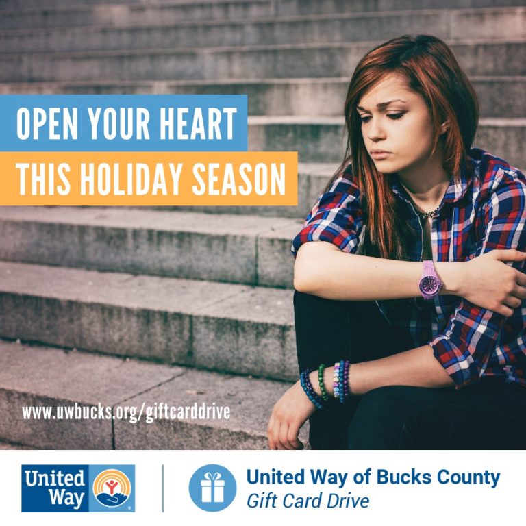 United Way of Bucks seeks donations for Holiday Gift Card Drive