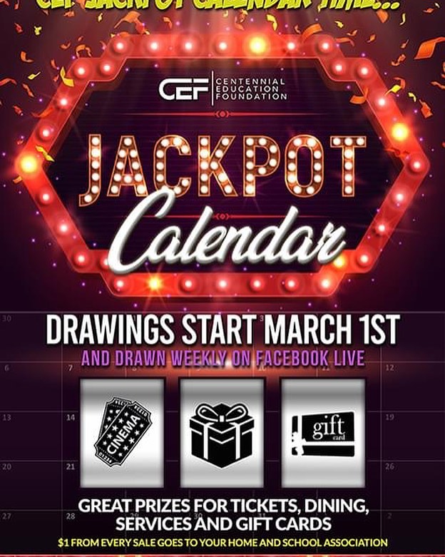 Centennial Jackpot Calendar