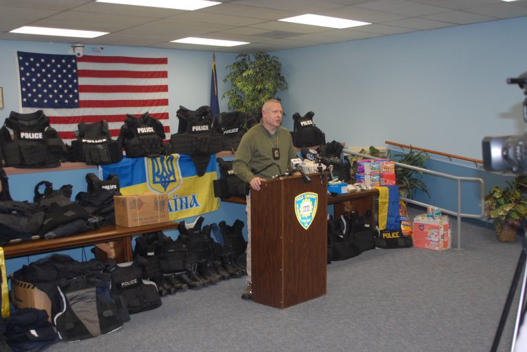 Falls Police Department becomes drop-off site for donations to Ukraine