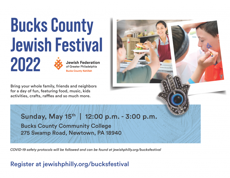 Bucks County Jewish Festival set for May 15