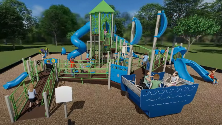 Cobalt Ridge Park Playground construction is underway