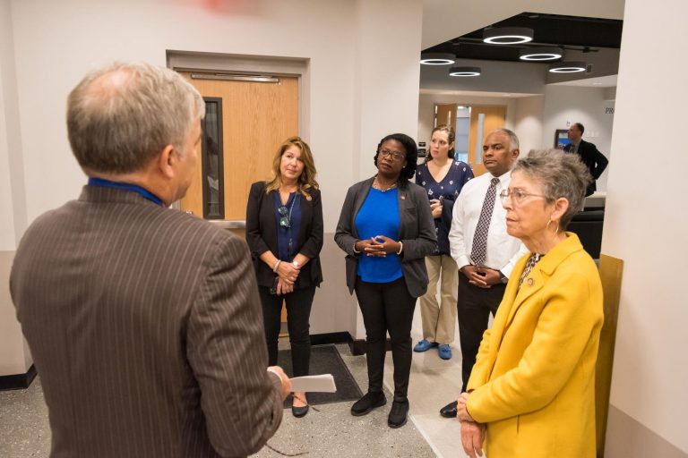 House Dems tour Doylestown health research lab