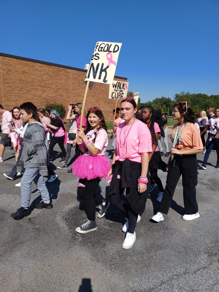 Armstrong students walk to fight back against breast cancer