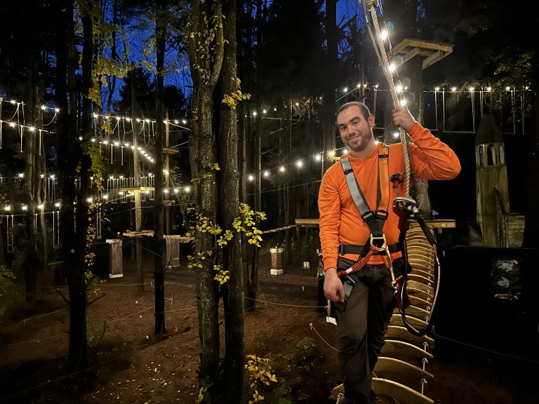 TreeTrails debuts night climbing experience