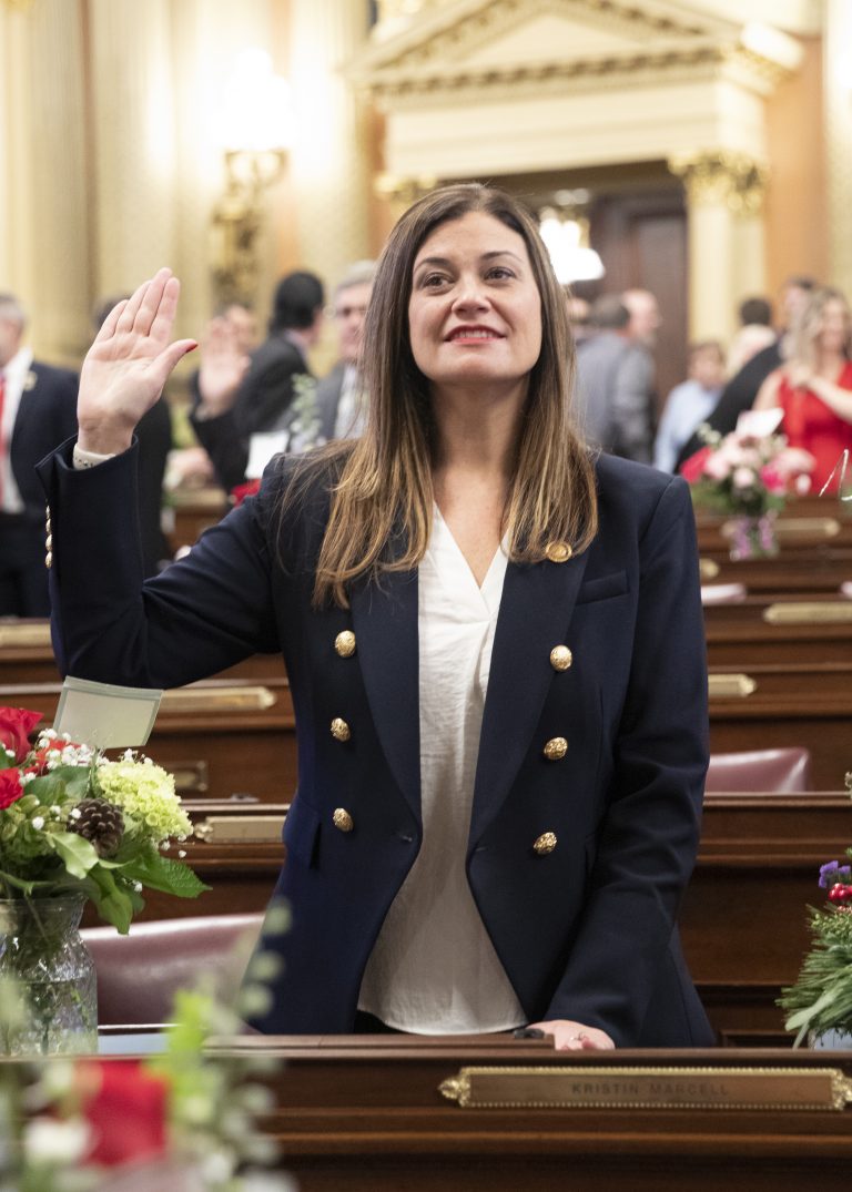 Kristin Marcell sworn in for first term