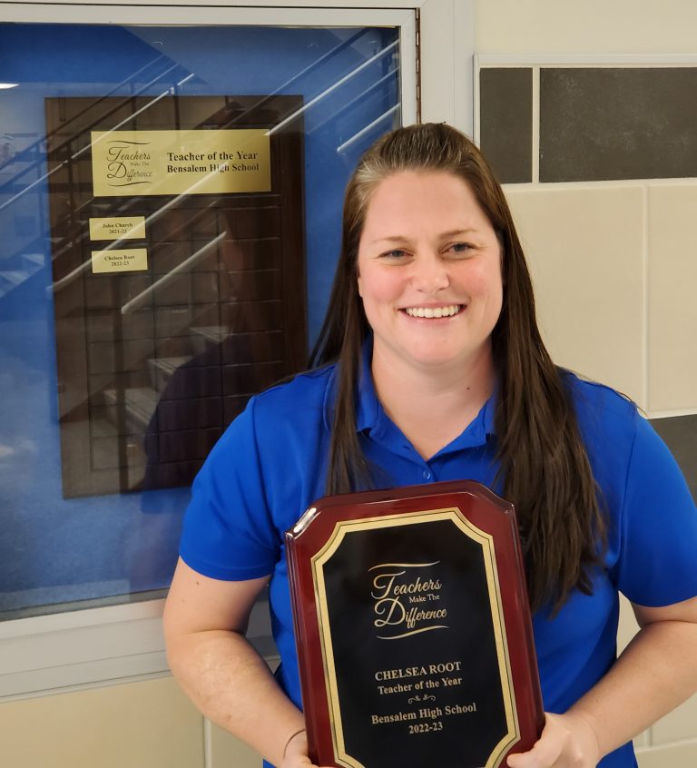 Chelsea Root earns BHS Teacher of the Year award