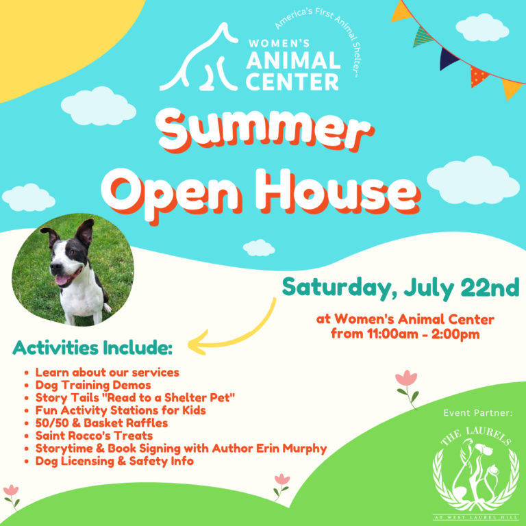 Women’s Animal Center hosting open house July 22