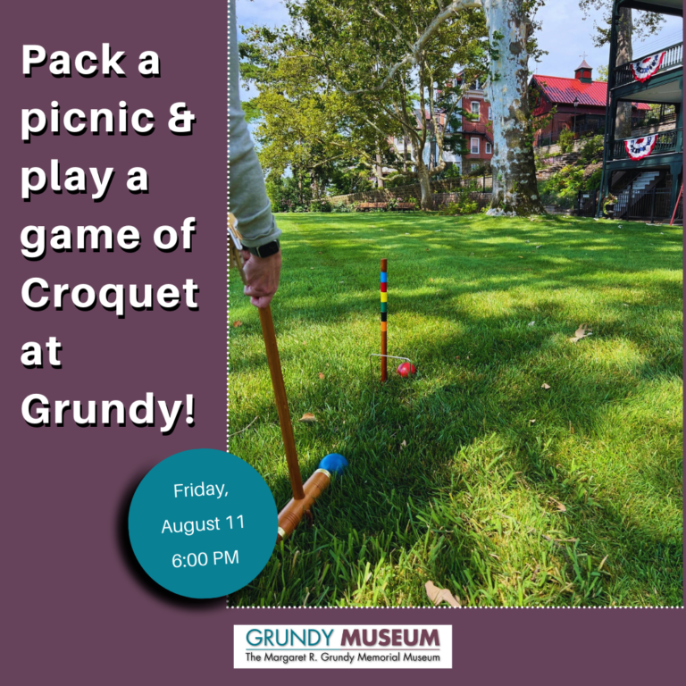 Play croquet at Grundy