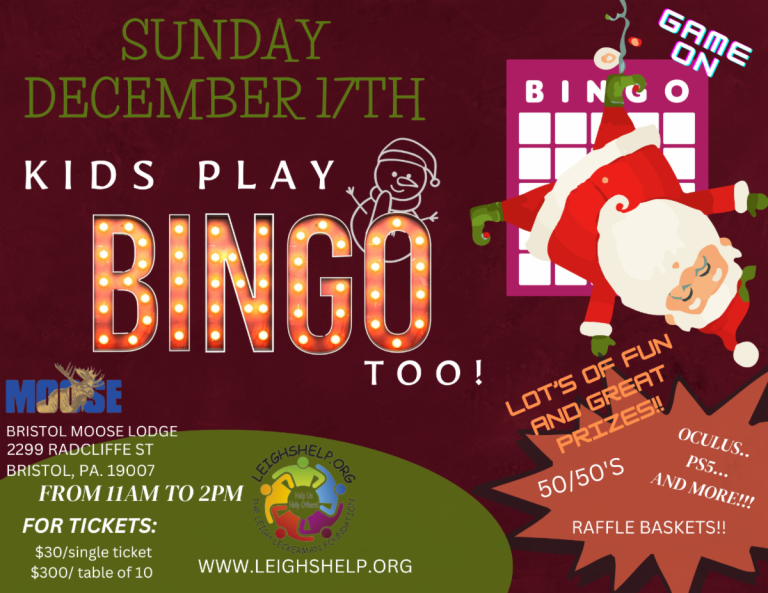 Kids’ Bingo set for Dec. 17