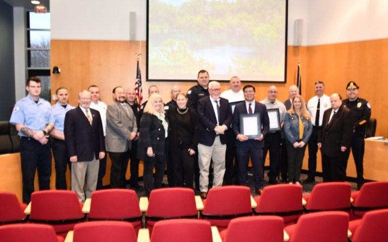 Local law enforcement honored at Bensalem council meeting