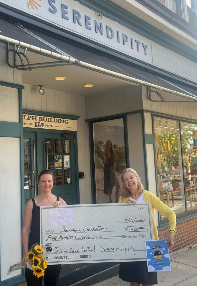 Serendipity donates $500 to Sunshine Foundation